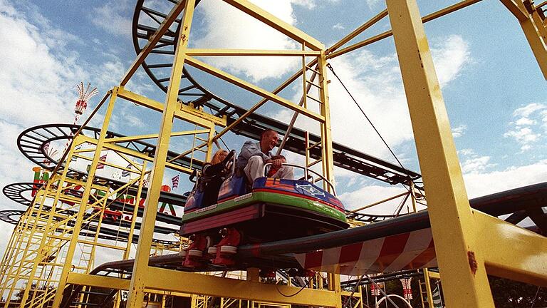 Nicht ganz so wild wie andere Fahrgeschäfte auf dem Schweinfurter Volksfest: Die wilde Maus.&nbsp;