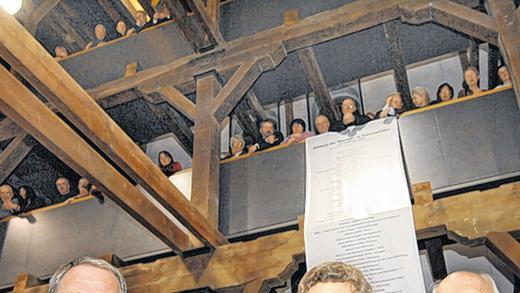 Geburtstagsquartett: Kunstminister Wolfgang Heubisch, Kulturspeicher-Leiterin Marlene Lauter, OB Georg Rosenthal und der Kunstsammler Peter C. Ruppert.