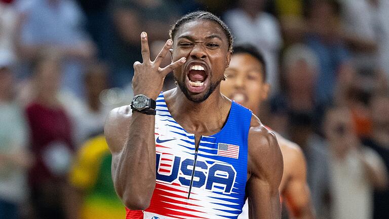 Noah Lyles       -  Noah Lyles gewinnt die Olympia-Qualifikation über 200 m.