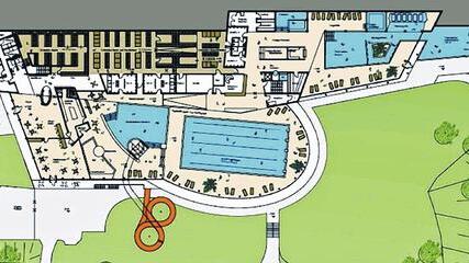 Neubau Wonnemar: So sehen die Becken im Inneren des neuen Schwimmbades aus. Mitte links: Kinderbecken, Mitte: Sportbecken, oben rechts: Therme mit Whirlpools. Baubeginn ist im Mai. Weihnachten 2012 soll das Bad fertig sein. Neubau Wonnemar: So sehen die Becken im Inneren des neuen Schwimmbades aus. Mitte links: Kinderbecken, Mitte: Sportbecken, oben rechts: Therme mit Whirlpools. Baubeginn ist im Mai. Weihnachten 2012 soll das Bad fertig sein.