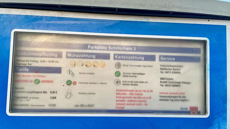 Parkautomat am Schillerhain: Die Hinweisschilder in den Automaten seien eindeutig, so Ordnungsamtsleiter Oliver Seufert in der Sitzung. Parkautomat am Schillerhain: Die Hinweisschilder in den Automaten seien eindeutig, so Ordnungsamtsleiter Oliver Seufert in der Sitzung.
