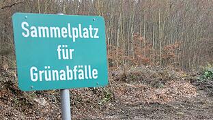 Das Thema Grüngutplätze in der Gemeinde Sandberg beschäftigte erneut den Gemeinderat.