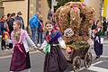 Auch eine Erntekrone wurde im Festzug präsentiert.