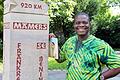 Antoine Hounhouenou ist das Gesicht von Gerolzhofens westafrikanischer Partnerstadt Se (Benin). Er lebte mehrere Jahre während seines Germanistikstudiums in der Steigerwaldstadt. In diesem Jahr kehrte er gleich zweimal hierher zurück, zuletzt für einen Forschungsauftrag an der Uni Bayreuth. Das Bild zeigt ihn an der Partnerschaftsstele an der Ecke Östliche Allee/Jahnstraße.