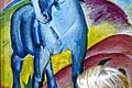 Franz Marc Ausstellung       -  Eines der berühmtesten Bilder von Franz Marc: &bdquo;Blaues Pferd I&ldquo;.