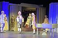 Anstelle des erwarteten Lobs für die Premiere des 'Figaro' am Wiener Hof kanzelt der Kaiser (vorne Mitte: Martin König) den völlig geknickten Mozart (Vordergrund links vom Flügel: Marcus Abdel-Messih) mit dem berühmten Urteil 'Zu viele Noten!' ab zur Genugtuung des intriganten Salieri (Vordergrund links: Wolfgang Seidenberg) in der großartigen und vom Publikum gefeierten Aufführung der Truppe des Euro-Studio Landgraf beim Theaterring im Kurtheater.       -  Anstelle des erwarteten Lobs für die Premiere des 'Figaro' am Wiener Hof kanzelt der Kaiser (vorne Mitte: Martin König) den völlig geknickten Mozart (Vordergrund links vom Flügel: Marcus Abdel-Messih) mit dem berühmten Urteil 'Zu viele Noten!' ab zur Genugtuung des intriganten Salieri (Vordergrund links: Wolfgang Seidenberg) in der großartigen und vom Publikum gefeierten Aufführung der Truppe des Euro-Studio Landgraf beim Theaterring im Kurtheater.