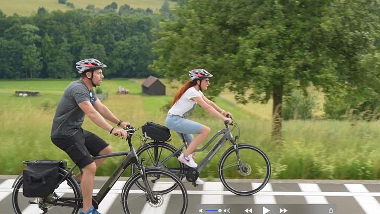 Den Rhönexpress Bahn-Radweg können Interessierte jetzt virtuell abfahren.       -  Den Rhönexpress Bahn-Radweg können Interessierte jetzt virtuell abfahren.