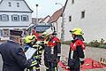 Bei einem simulierten Unfall zeigten die Feuerwehrleute aus Euerdorf und Umgebung, was sie können.       -  Bei einem simulierten Unfall zeigten die Feuerwehrleute aus Euerdorf und Umgebung, was sie können.