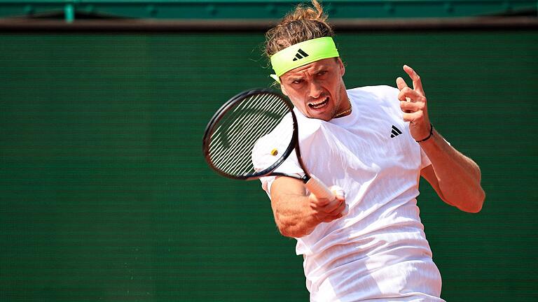 Tennis: ATP-Tour - Monte Carlo       -  Alexander Zverev verliert in einem Nervenkrimi.