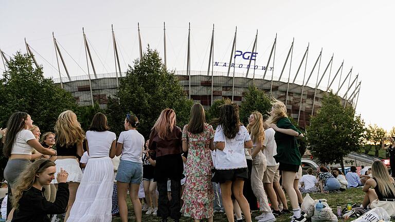 Taylor Swift &bdquo;Eras Tour&rdquo; - Warschau       -  Weltstar Taylor Swift ist erstmals in Polen aufgetreten.