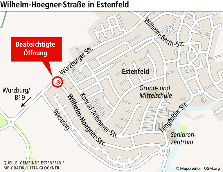 Streit um Wilhelm-Hoegner-Straße Estenfeld: Gemeinderat vor Mega-Sitzung