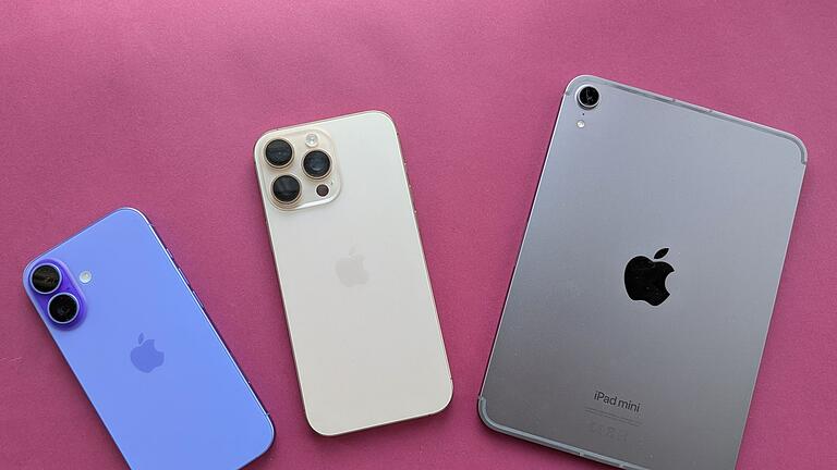 iPad mini 2024 - Das neue iPad mini im Vergleich zum iPhone 16 (l) und iPhone 16 Pro Max. iPad mini 2024 - Das neue iPad mini im Vergleich zum iPhone 16 (l) und iPhone 16 Pro Max.