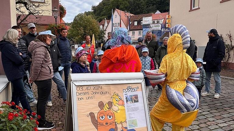 Zahlreiche Familien waren beim Maus-Türöffner-Tag in Gemünden dabei.&nbsp;