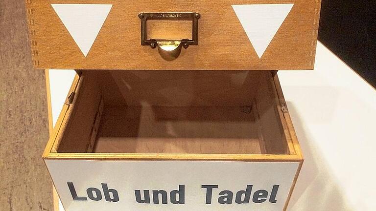 Der Lob und Tadel-Kasten für schriftlich eingereichte Anliegen blieb diesmal in der Bürgerversammlung in Gerolzhofen leer.