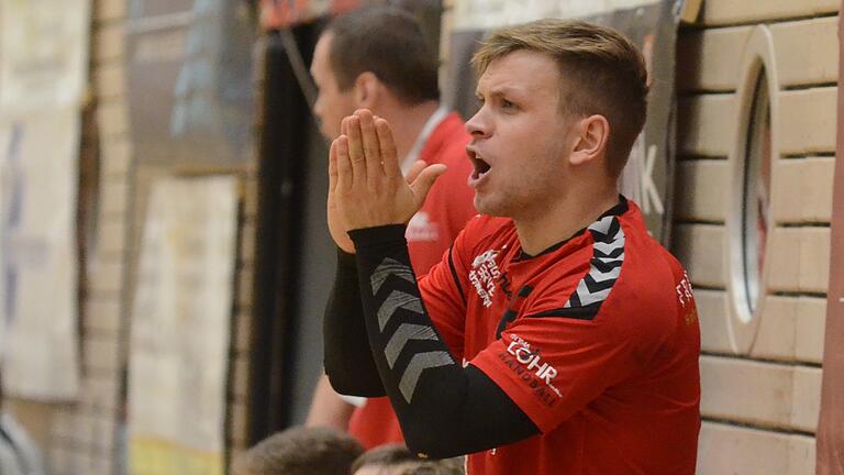 Sieht seine Aufgabe noch nicht als beendet an: Maximilian Schmitt, Spielertrainer beim Handball-Bayernligist TSV Lohr