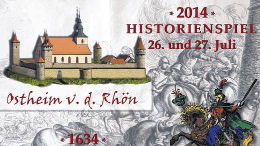 Anno 1634: Am letzten Juli-Wochenende wird in der Kirchenburg in Ostheim das Rad der Zeit um fast 400 Jahre zurückgedreht, wenn der Überfall der Kroaten auf Ostheim nachgespielt wird.