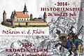 Anno 1634: Am letzten Juli-Wochenende wird in der Kirchenburg in Ostheim das Rad der Zeit um fast 400 Jahre zurückgedreht, wenn der Überfall der Kroaten auf Ostheim nachgespielt wird.