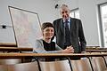 Alumni-Verein der Universität       -  Wollen das Netzwerk der Uni-Ehemaligen weiter ausbauen: Der Vorstandsvorsitzende des Alumni-Vereins Prof. Theodor Berchem und Geschäftsführerin Michaela Thiel.