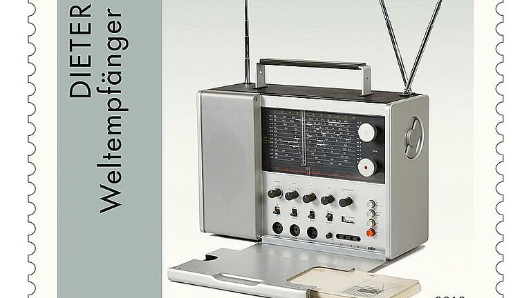 Hirschfeld_1er       -  Sondermarke &bdquo;Design in Deutschland &ndash; Weltempfänger T 1000 von 1964&ldquo;.