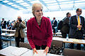 Erika Steinbach vor einer Fraktionssitzung der Unionsfraktion im Deutschen Bundestag. Steinbach tritt aus der CDU aus. Foto: Bernd von Jutrzenka, dpa       -  Erika Steinbach vor einer Fraktionssitzung der Unionsfraktion im Deutschen Bundestag. Steinbach tritt aus der CDU aus. Foto: Bernd von Jutrzenka, dpa