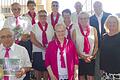 Die Geehrten und ihre Laudatoren (von links): Manfred Danner, Rudi Müller, Gudrun Müller, Lieselotte Morgenroth, Kerstin Rink, Helga Müller, Brigitte Scheller, Karl Vollgärtner, Barbara Emrich, Karl-Heinz Wolbert und Elke Kuhn.