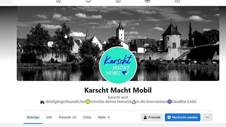 Auch ein Logo hat sich die Initiative 'Karscht macht mobil' schon gegeben. Hier das Titelbild auf Facebook.&nbsp;