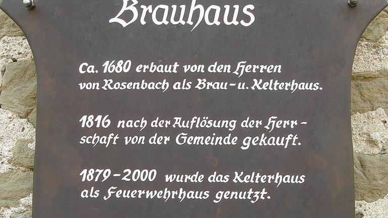 Die bewegte Geschichte des Thundorfer Brauhauses. Foto: Archiv Philipp Bauernschubert       -  Die bewegte Geschichte des Thundorfer Brauhauses. Foto: Archiv Philipp Bauernschubert