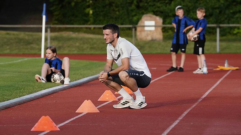 Münnerstadts Spielertrainer Simon Snaschel – hier im August dieses Jahres – traf beim 7:2-Sieg gegen Trappstadt selbst zweimal.