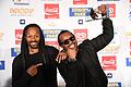 Radio Regenbogen Award       -  Die Gruppe Madcon posiert im Europa-Park in Rust (Baden-Württemberg) vor Beginn der Verleihung der Radio Regenbogen Awards. Das war 2016. Die beiden Norweger haben inzwischen fünf Top-10-Hits und sind am 2. August in Kitzingen zu hören.