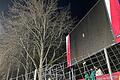 Die Anzeigetafel im Sachs-Stadion wird nach der Absage der Partie des FC 05 Schweinfurt gegen Vilzing keine Treffer anzeigen.