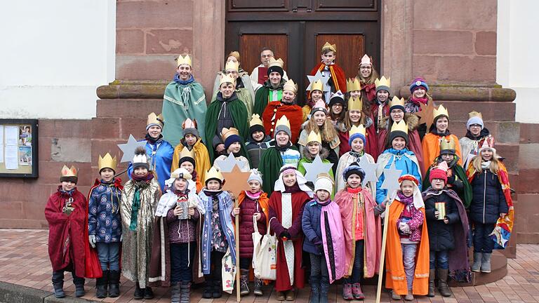 Die Sternsinger in Esselbach Die Sternsinger in Esselbach