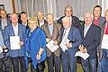 Dankeschön für bis zu 40 Jahre im Verband: Zu seinem 40. Geburtstag gratulierte der Berufsausbilderverband Bezirksgruppe Schweinfurt-Rhön-Grabfeld auch seinen Mitgliedern. Für ihre Treue zum Verband wurden sie ausgezeichnet. Im Bild (von links): Alfred Herbig, Heinz Ludwig, Heinz Hubert, Werner Scheuring, Jürgen Stürzenberger, Horst Janson, Ernst Hupfer, Siglinde Foidl-Dreißer, Karl Metzger, Georg Reuß, Siegfried Näder, Otto Schöpf, Günter Wiener, Bernhard Wasser, Werner Öser und Bernhard Müller.