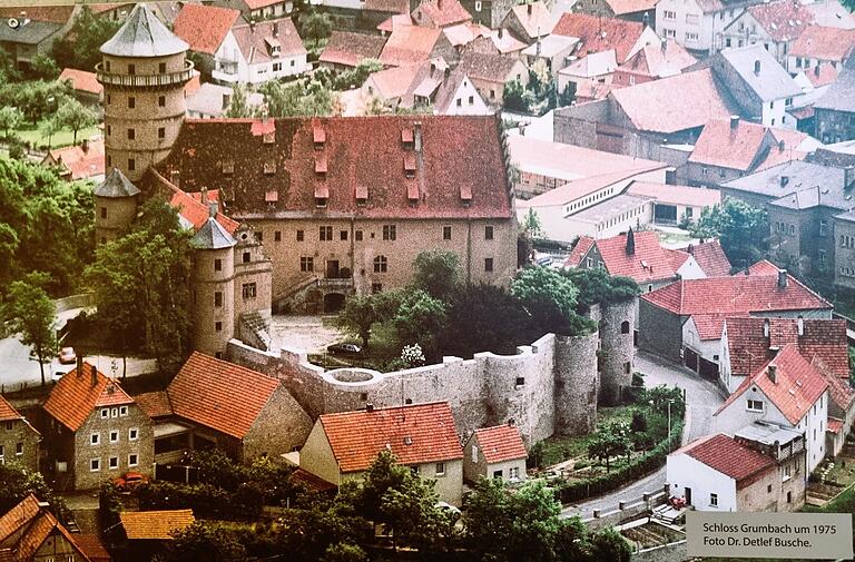 So fanden die Schlossfreunde Schloss Grumbach 1975 vor- So fanden die Schlossfreunde Schloss Grumbach 1975 vor-