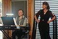 Pianist Rainer Pflaum und Mezzosopranistin Gabriele Baumann.