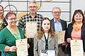 Das Bild zeigt (von links) Madeline Koch (2. Vorsitzende), Andrea Döll, Georg Münch, Lena Vorndran, Gotthard Schlereth, Gerlinde Gerlach und Andrea Koch (1. Vorsitzende).       -  Das Bild zeigt (von links) Madeline Koch (2. Vorsitzende), Andrea Döll, Georg Münch, Lena Vorndran, Gotthard Schlereth, Gerlinde Gerlach und Andrea Koch (1. Vorsitzende).