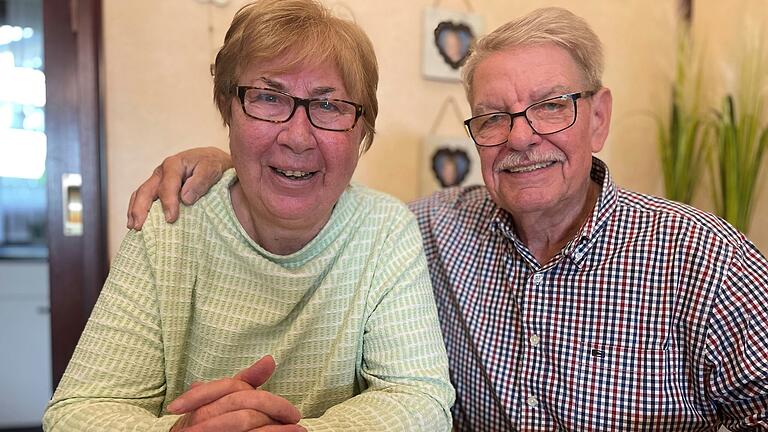 Renate und Lothar Dahsler aus Sennfeld. Renate und Lothar Dahsler aus Sennfeld.