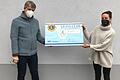 Martin Maisch-Besser (Pr. Lions-Club) und&nbsp;Constanze Reissner.