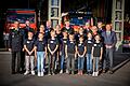 Die Gründungsmitglieder der Marktheidenfelder Kinderfeuerwehr mit den Honoratioren und der Dienstaufsicht.&nbsp;