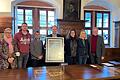 Empfang im alten Rathaus durch Bürgermeister Michael Hombach.