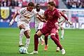 urn_newsml_dpa.com_20090101_240928-911-008908-v2-s2048.jpeg       -  RB Leipzig - FC St. Pauli live im TV und Stream: Hier kommt alles rund um die DFB-Pokal-Übertragung, Termin, Uhrzeit und Bilanz. Unser Bild:  Leipzigs Antonio Nusa (l) und Augsburgs Kristijan Jakic in einem  Bundesliga-Zweikampf.
