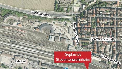 550 Studenten-Appartements am Hauptbahnhof geplant