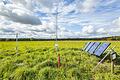 Die Messinstrumente arbeiten schon, der Solarpark wird erst im nächsten Jahr gebaut. Nordwestlich von Ermershausen entsteht ein Sonnenkraftwerk, an dem die Wissenschaft großes Interesse hat.