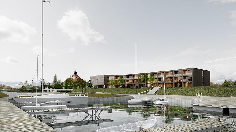 Die Animation zeigt, wie das neue Hotel 'Meintz II' in Ochsenfurt einmal aussehen wird.