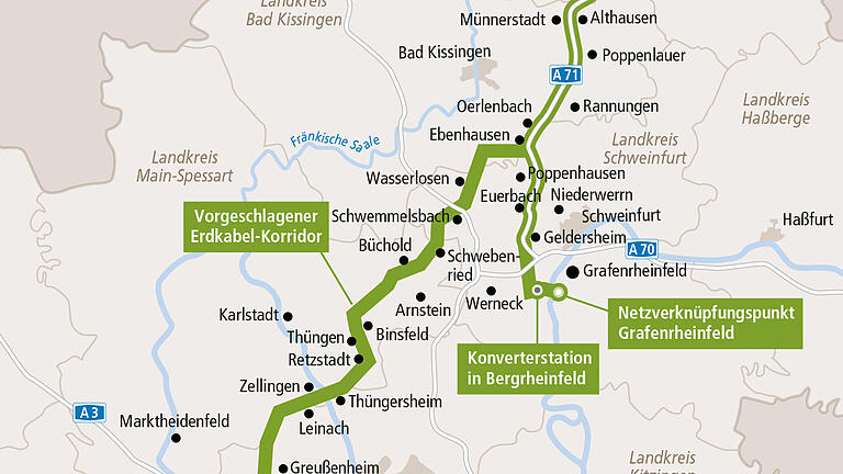 d:bpdf070.s_.pdf - SuedLink könnte, wie am Dienstag bekannt wurde, entlang der A 71 von Thüringen über Mellrichstadt und weiter in den Landkreis Würzburg führen. d:bpdf070.s_.pdf - SuedLink könnte, wie am Dienstag bekannt wurde, entlang der A 71 von Thüringen über Mellrichstadt und weiter in den Landkreis Würzburg führen.