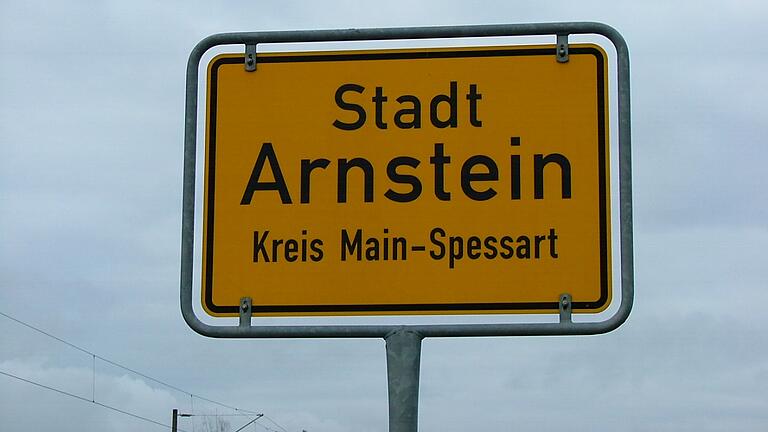 Ortsschild Arnstein Ortsschild Arnstein