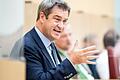 Ministerpräsident Markus Söder (CSU) will die Maßnahmen für den Klimaschutz in Bayern deutlich verschärfen. Die Landtags-Opposition sieht darin aber vor allem 'Symbolpolitik'.&nbsp;