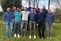 Das Foto zeigt (von links): Armin Fischer, Tobias Heumann, Timucin Sülükcü, Lukas Schüssler, Ralf Brod, Dominik Vukovic, Frank Dahinten, Michael Endres, Thomas Römisch, Kay Frank-Lutz, Christian Menig.