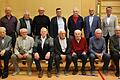 Für ihre 60-, 70- und sogar 75-jährige Mitgliedschaft beim TSV Bergrheinfeld wurden beim Ehrenabend 15 Mitglieder ausgezeichnet. Das Bild zeigt die anwesenden Jubilare (vorne) zusammen mit der TSV-Vorstandschaft und Bürgermeister Ulrich Werner (hinten rechts).