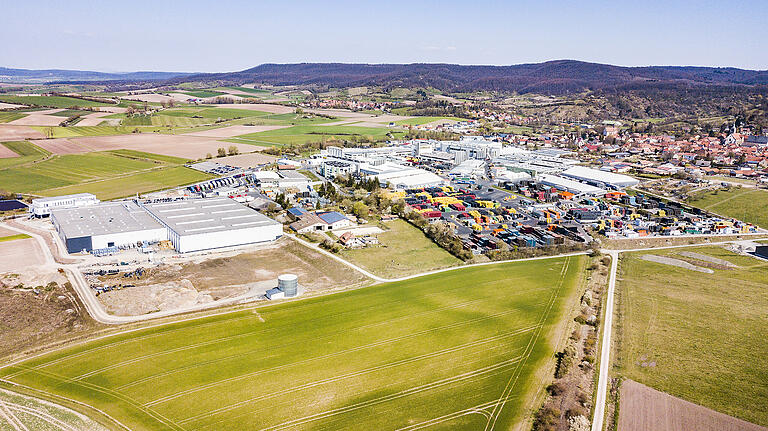 Das Industrie- Gewerbegebiet in Königsberg mit der 'Fränkischen'. Das Unternehmen wurde am Donnerstag Opfer eines Hackerangriffs. Das Industrie- Gewerbegebiet in Königsberg mit der 'Fränkischen'. Das Unternehmen wurde am Donnerstag Opfer eines Hackerangriffs.