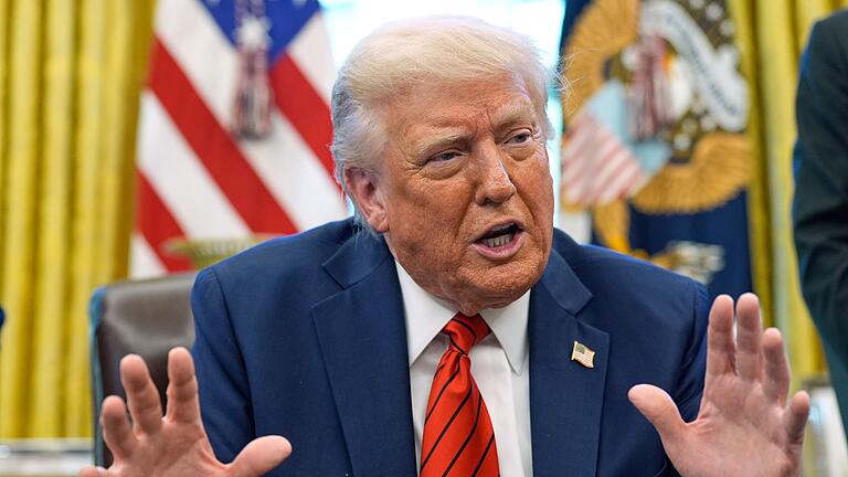 US-Präsident Trump       -  US-Präsident Donald Trump ist sich sicher: Seiner Ansicht nach entstammt das Coronavirus einem chinesischen Labor.